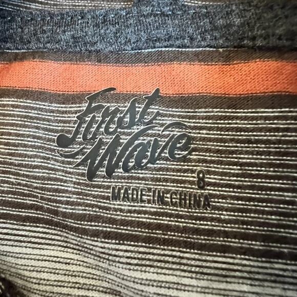 First Wave Striped Hooded Tee - Picture 6 of 7